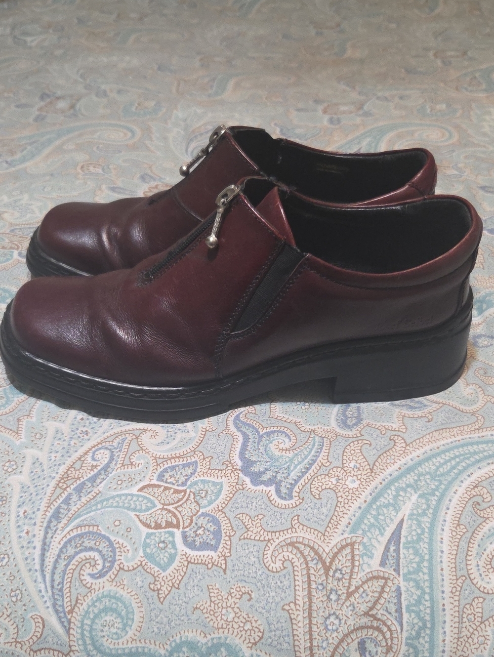Josef Seibel Women's Slip-On Loafers in Burgundy